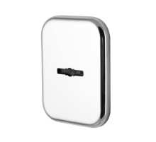 Декоратив. Квадратная накл. на сувальдный замок со шторкой PS-DEC SQ CT (ATC Protector 1) CP-8 Хром