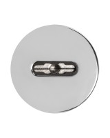 Накладка на сувальдный замок ESC.S-auto.RLR/R.486 CP-8 хром (1шт.)