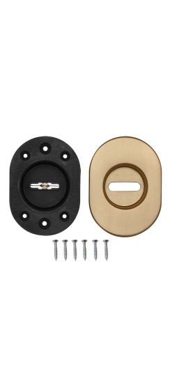 Накладка на сувальдный замок ESC.S-auto.RLR/U/R.477 SSG-39 сатин. золото (1шт.)