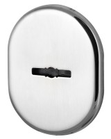 Декоративная накладка на сувальдный замок со шторкой PS-DEC CT (ATC Protector 1) CP-8 Хром