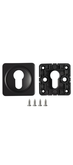 Накладка на цилиндр ESC.C.MSC/K.62 BL-24 черный (1 шт.)