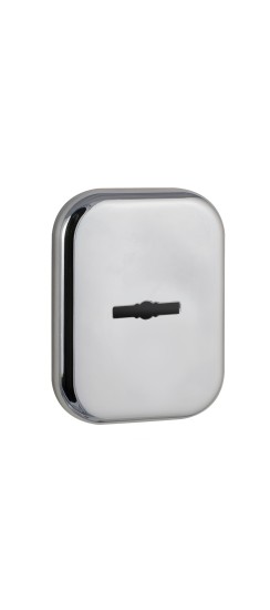 Накладка на сувальдный замок ESC.S-auto.TRD/K.486-S с автомат. шторками CP-8 хром (1шт.)