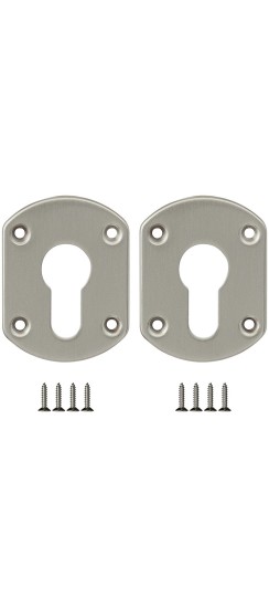 Накладка на цилиндр ESC.C+C/OV.set (ESC031) SN мат.никель (2шт.)