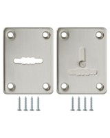 Накладка на сувальдный замок ESC.S-lift+S/K.set (ESC081/082) мат.никель (2шт.)