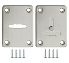 Накладка на сувальдный замок ESC.S-lift+S/K.set (ESC081/082) мат.никель (2шт.)