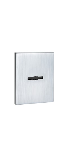 Накладка на сувальдный замок ESC.S-auto.TRG/K.486 с авт. шторками SSC-16 сатинированный хром (1 шт)