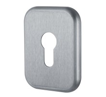 Декоративная Квадратная накладка на цилиндр ET-DEC SQ (ATC Protector 1) SC-14 Матовый хром