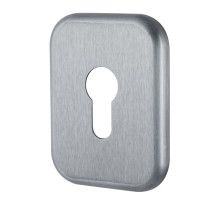 Декоративная Квадратная накладка на цилиндр ET-DEC SQ (ATC Protector 1) SC-14 Матовый хром