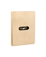 Накладка на сувальдный замок ESC.S-auto.RL/K.486 (ESC 486-S.auto RL) SSG сатинированное золото (1шт)