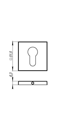 Накладка под цилиндр ET.K.USS52 (ET USS) FSG-39 флорентийское золото