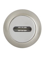 Накладка на сувальдный замок SC.R.RM54 (SC RM) SN/CP-3 матовый никель/хром