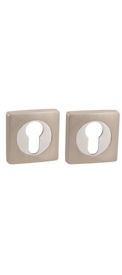 Накладка под цилиндр ET.K.ZQ51 (ET ZQ) SN/CP-3 матовый никель/хром