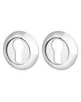 Накладка под цилиндр ET.R.LD54 (ET-1) CP-8 хром