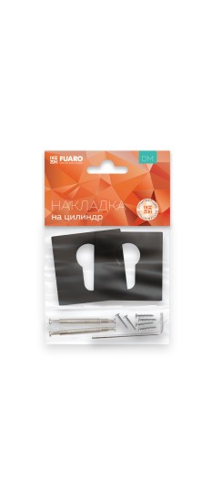 Накладка под цилиндр ET.K.DM51 (ET DM) BL-24 черный