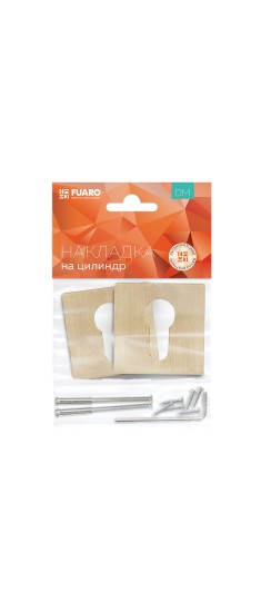 Накладка под цилиндр ET.K.DM51 (ET DM) SSG-39 сатинированное золото