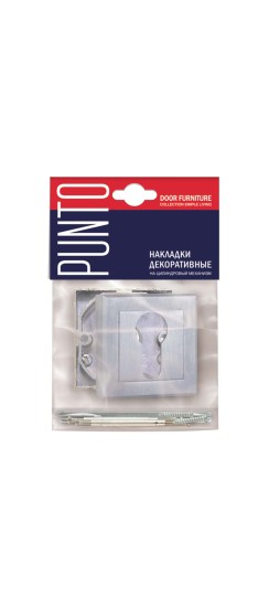 Накладка под цилиндр ET.K.QL52 (ET QL) SSC-16 сатинированный хром