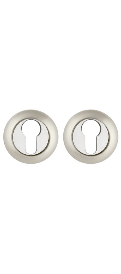 Накладка под цилиндр ET.R.RM54 (ET RM) SN/CP-3 матовый никель/хром