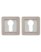 Накладка под цилиндр ET.K.QR52 (ET QR) SN/CP-3 матовый никель/хром