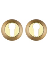 Накладка под цилиндр ET.R.RM54 (ET RM) AB/GP-7 бронза/золото