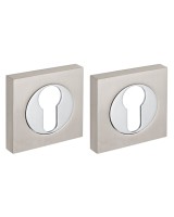 Накладка под цилиндр ET.K.KM52 (ET KM) SN/CP-3 матовый никель/хром