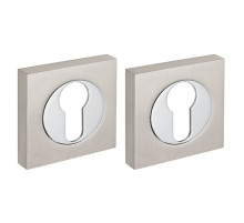 Накладка под цилиндр ET.K.KM52 (ET KM) SN/CP-3 матовый никель/хром