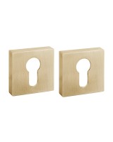 Накладка под цилиндр ET.K.DM51 (ET DM) SSG-39 сатинированное золото