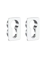 Накладка под цилиндр ET.K.EL.Q27 CP-8 хром