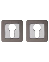 Накладка под цилиндр ET.K.QR52 (ET QR) GR/CP-23 графит/хром