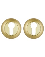 Накладка под цилиндр ET.R.TL54 (ET TL) SG/GP-4 матовое золото/золото