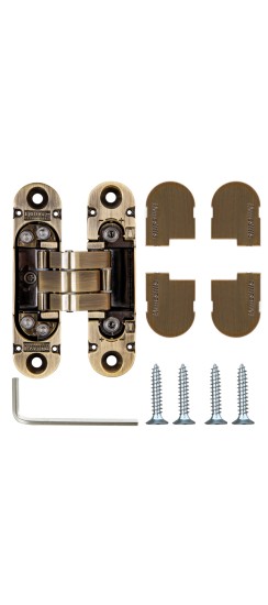 Петля скрытой установки U3D4000 AB (9540UN3D) бронза