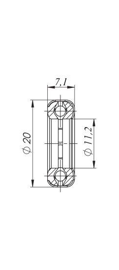 Подшипник к приварной петле T1/141-20