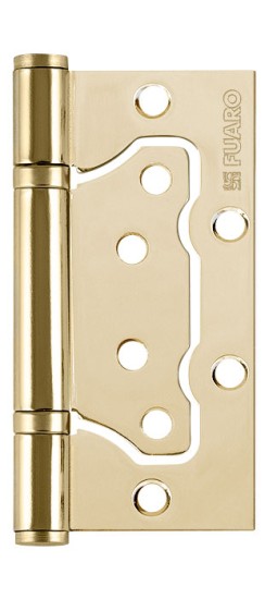 Петля универсальная без врезки IN4500W-BL PB (500-2BB/BL 100x2,5) латунь БЛИСТЕР