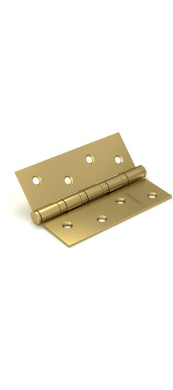 Петля универсальная IN5400U-BL SB (4BB/BL 125x75x2,5) мат. золото БЛИСТЕР