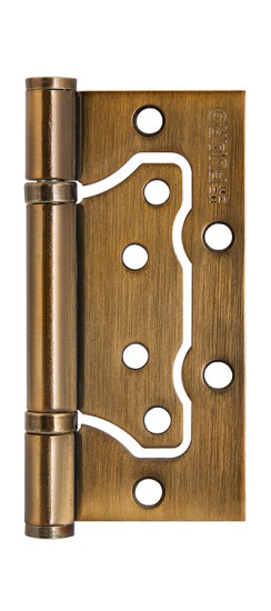 Петля универсальная без врезки IN4500W-BL CFB (500-2BB/BL 100x2,5) кофе глянец БЛИСТЕР