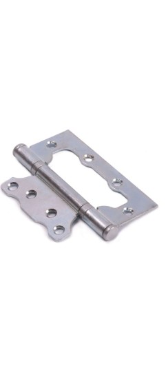 Петля без врезки (Петля бабочка ПБ) цинк белый