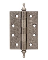 Петля универсальная Castillo CL 500-A4 102x76x3,5 AS Античное серебро