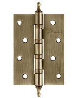 Петля универсальная IN4400UA-BL AB (4BB/A/BL 100x75x2,5) бронза БЛИСТЕР