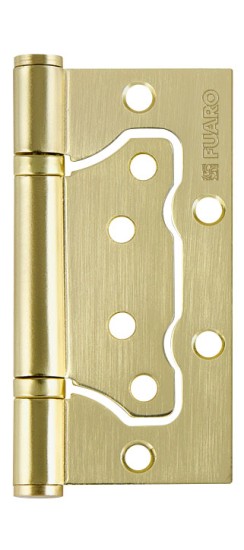 Петля универсальная без врезки IN4500W-BL SB (500-2BB/BL 100x2,5) мат. золото БЛИСТЕР