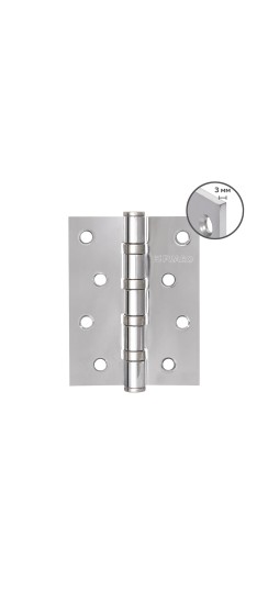 Петля универсальная HEAVY IN4400U CP (хром) 100х75х3 мм