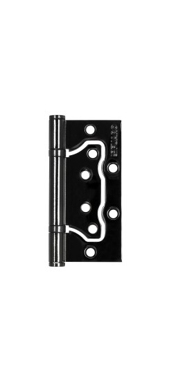 Петля универсальная без врезки IN4500W-BL BN (500-2BB/BL 100x2,5) черный глянец БЛИСТЕР