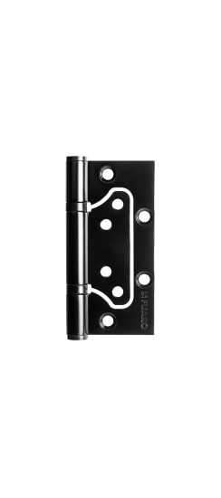 Петля из нержавейки универсальная без врезки IN4500W INOX 304 BL (500-2BB 100x2,5) черный