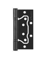 Петля универсальная без врезки IN4500W BL (500-2BB 100x2,5) черный матовый