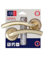 Ручка раздельная LM/A R.TL54.LOGICA/HD SG/GP-4 матовое золото/золото