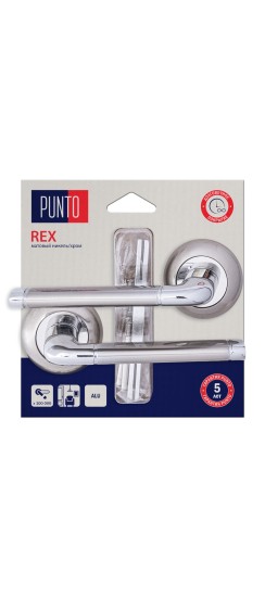 Ручка раздельная LM/A R.TL54.REX/HD SN/CP-3 матовый никель/хром