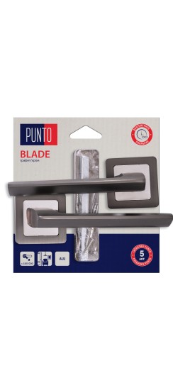 Ручка раздельная LM/A K.QR52.BLADE/HD GR/CP-23 графит/хром