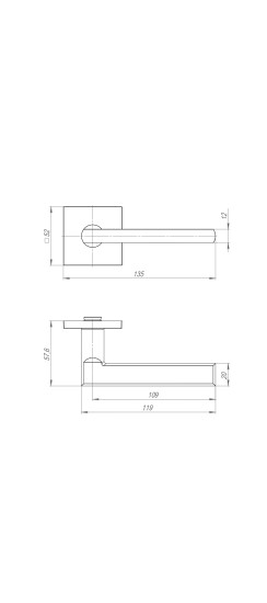 Ручка раздельная K.JS51.APOLO BL-24 черный