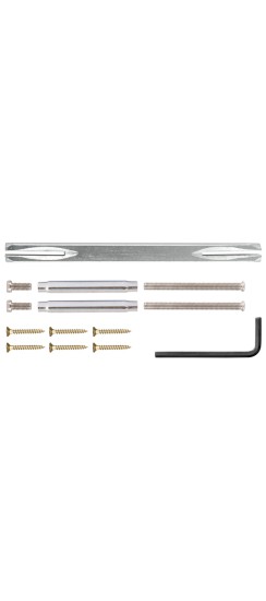 Ручка раздельная R.TL54.LOGICA (LOGICA TL) 140mm SN/CP-3 матовый никель/хром