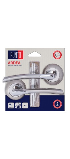 Ручка раздельная LM/A R.TL54.ARDEA/HD SN/CP-3 матовый никель/хром