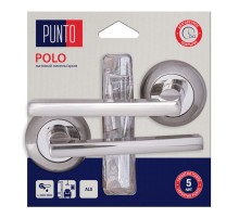 Ручка раздельная LM/A R.TL54.POLO/HD SN/CP-3 матовый никель/хром