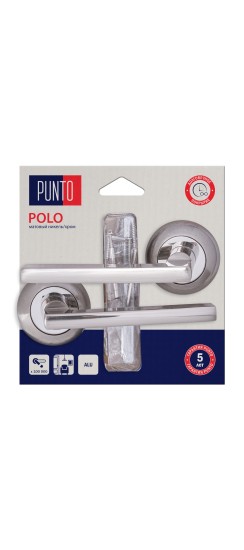 Ручка раздельная LM/A R.TL54.POLO/HD SN/CP-3 матовый никель/хром